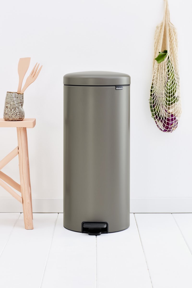 Brabantia Pedalhink 30 L, platinum