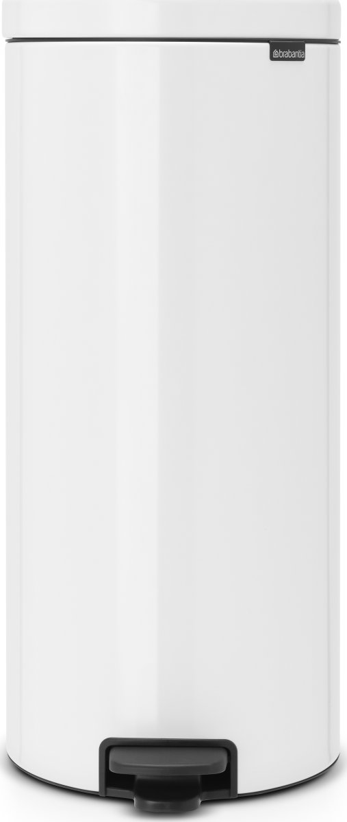 Brabantia Pedalhink 30 L, metallic, white