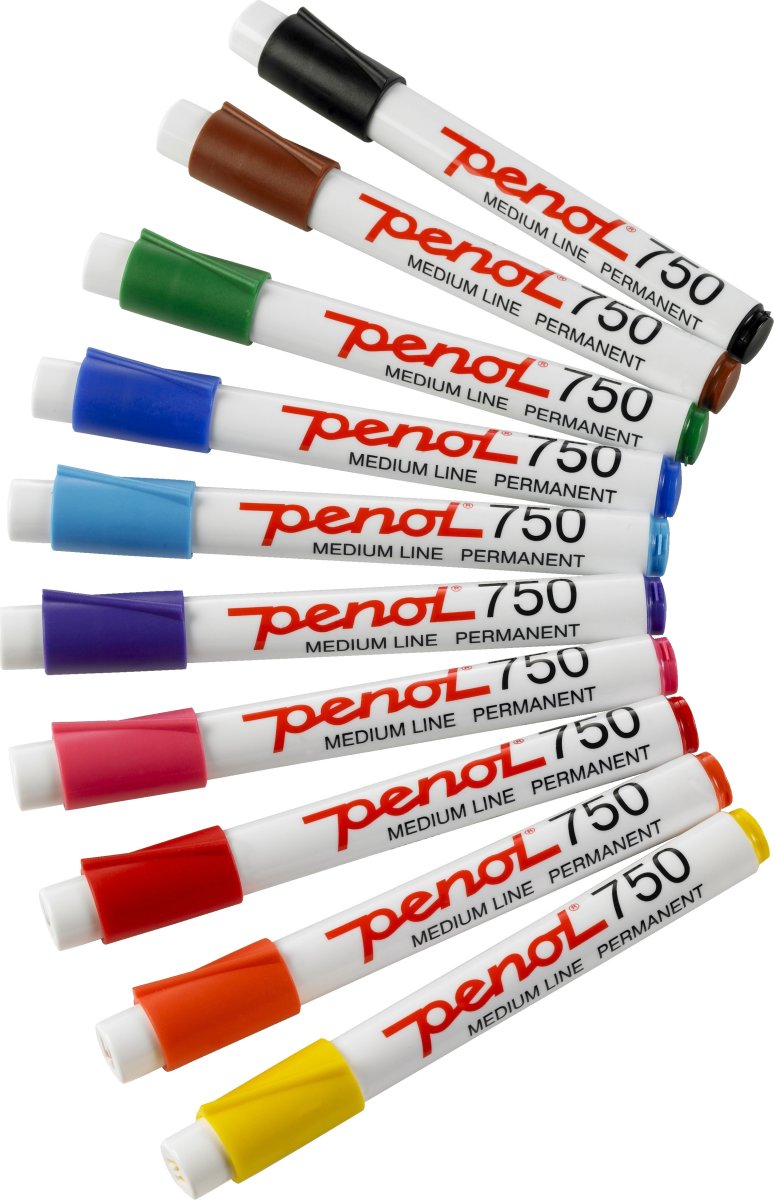 Penol 750 märkpenna, blå