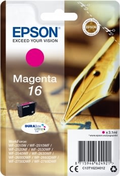 Epson T1623 Bläckpatron, 165 sidor, magenta