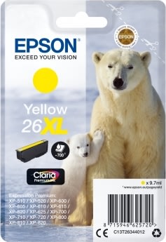 Bläckpatron Epson T2634 XL Gul 700 sidor