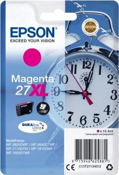 Bläckpatron Epson 27XL Svart 1100 sidor