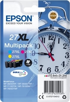Bläckpatron Epson 27XL 3-färg 1100 sidor