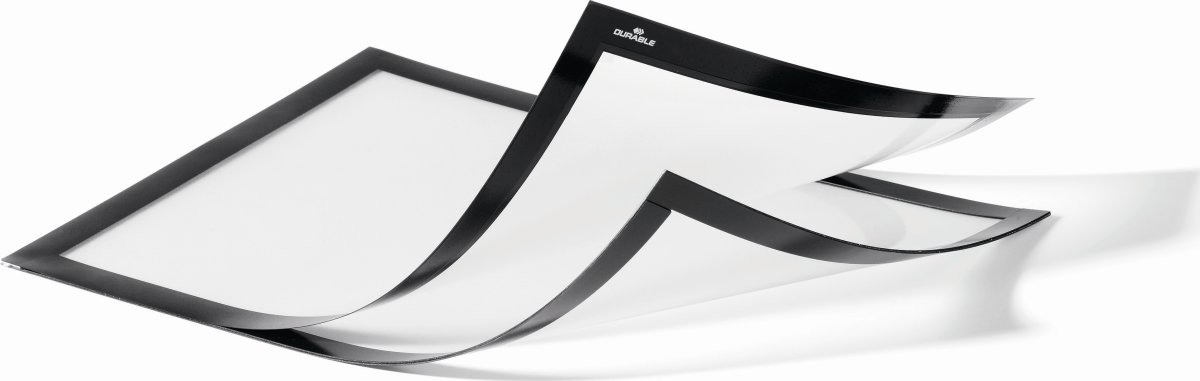Durable Duraframe Magnetic A4 Plus, svart, 2 st.