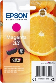 Bläckpatron Epson 33 Röd
