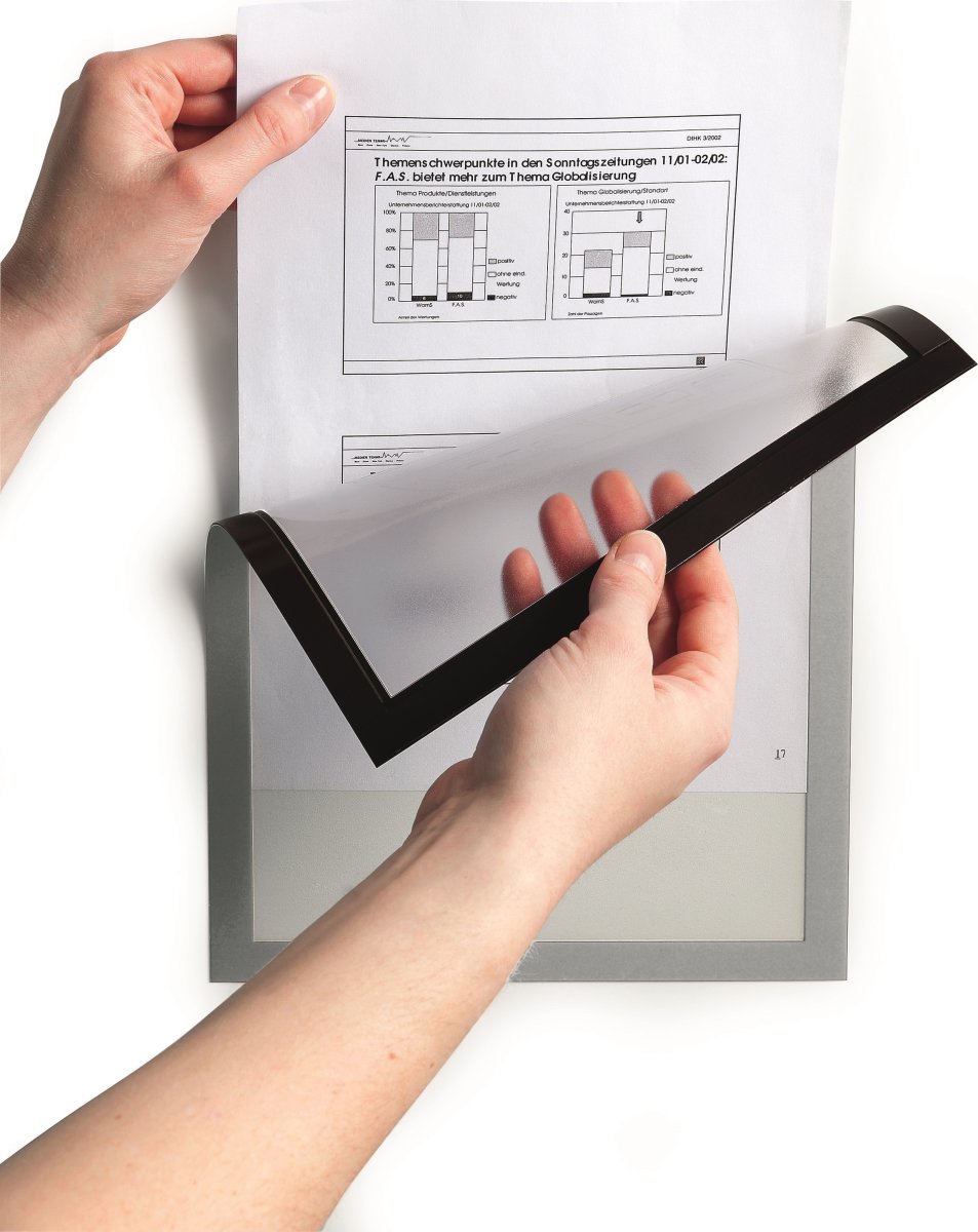 Magnetram Durable Duraframe® A5 Svart 5 st