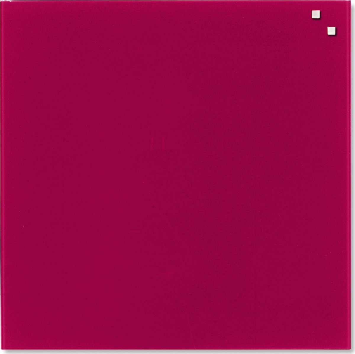 Glassboard magnetisk glastavle 45 x 45 cm, rød