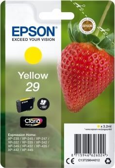 Epson C13T29844012 blækpatron, gul