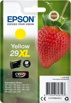 Epson C13T29944012 blækpatron, gul XL
