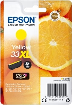 Epson nr. C13T33644022 gul blækpatron 33 XL