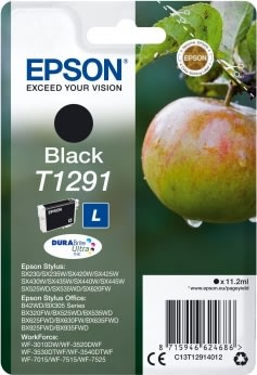Epson nr T1291/C13T12914022 bläckpatron, svart, 38
