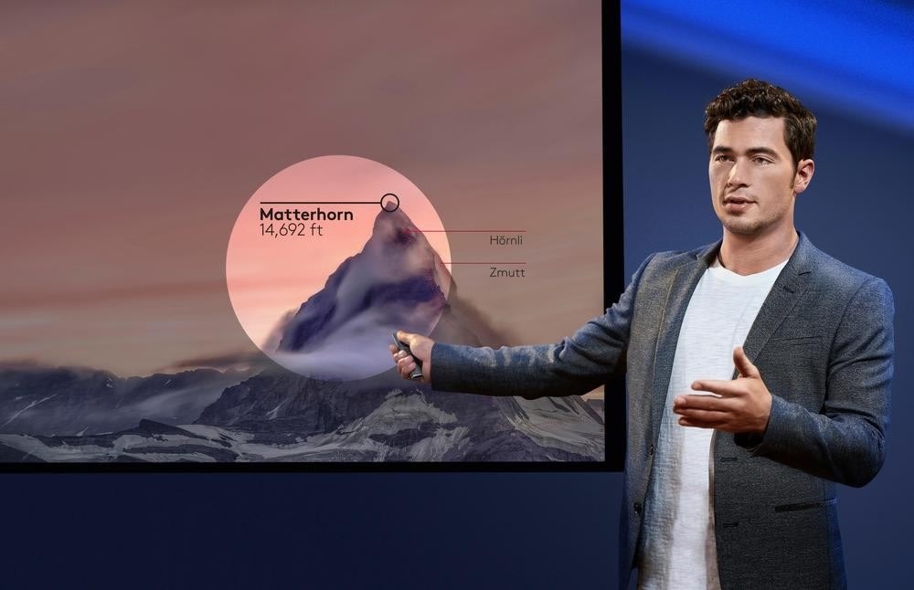 Logitech Spotlight Presentationsenhet, Slate