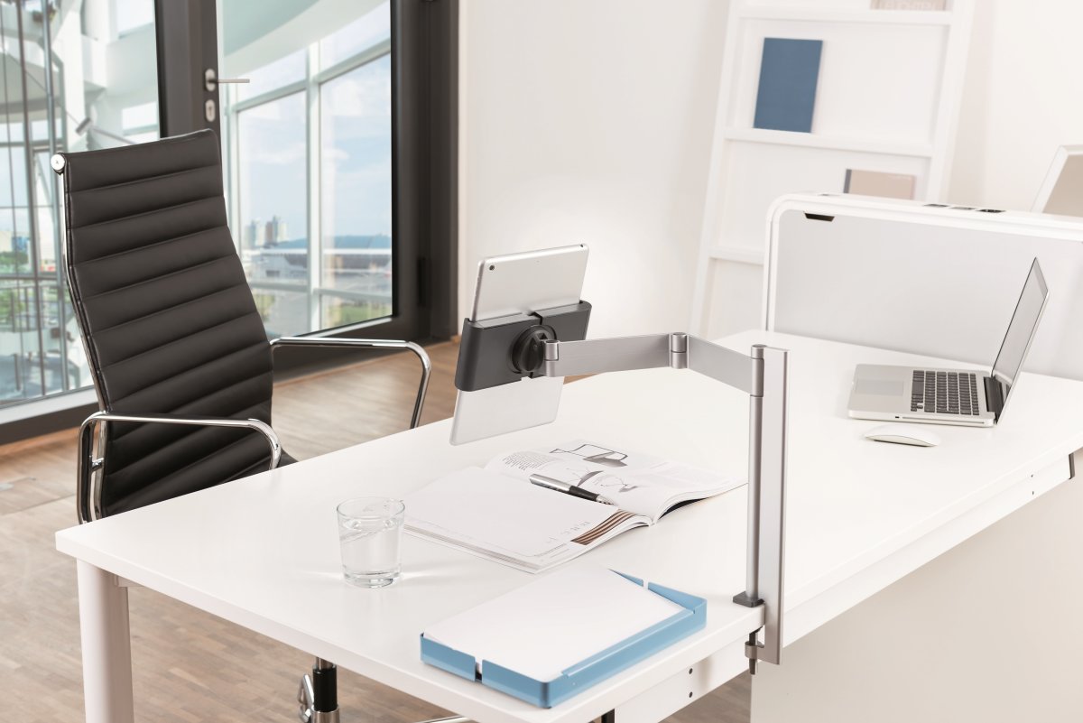 Durable fastmonterat bordsställ till bl.a. iPad