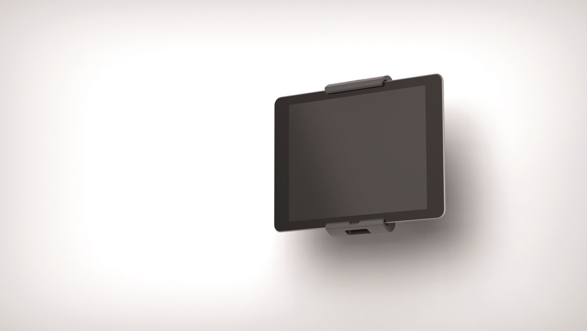 Durable väggställ till iPad/surfplatta, aluminium