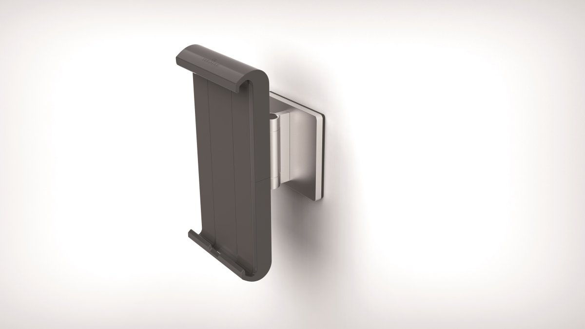 Durable väggställ till iPad/surfplatta, aluminium
