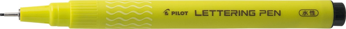 Pilot Lettering Penna Fineliner | F | Svart
