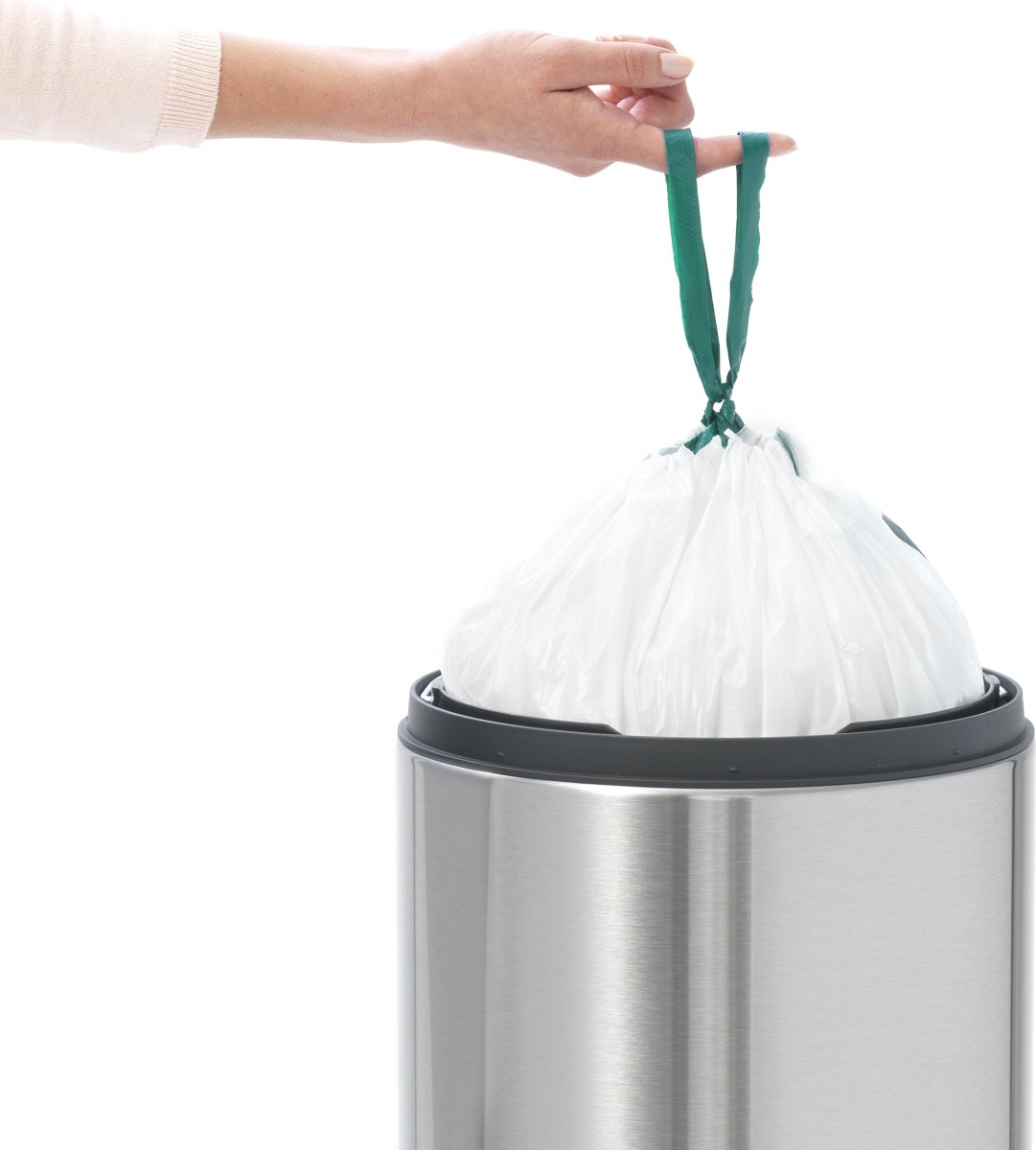 Brabantia Touch Bin 30 L, matt steel