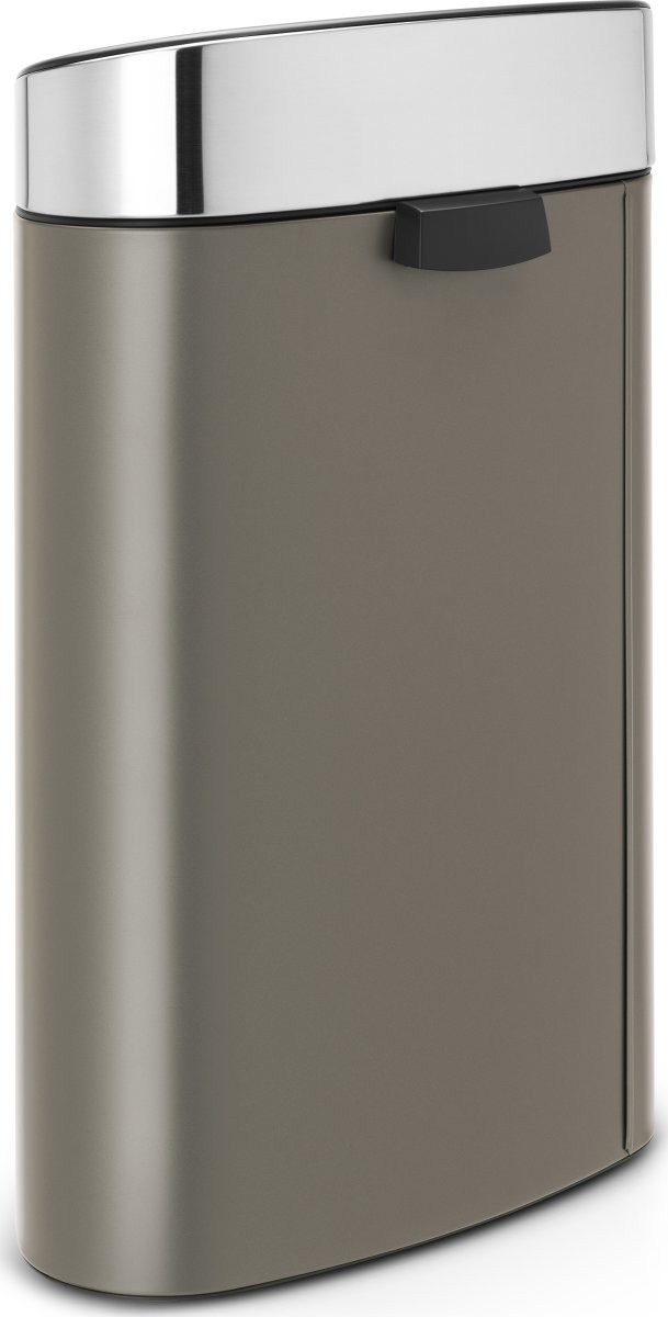 Brabantia Touch Bin 40 L, platinum med stållock