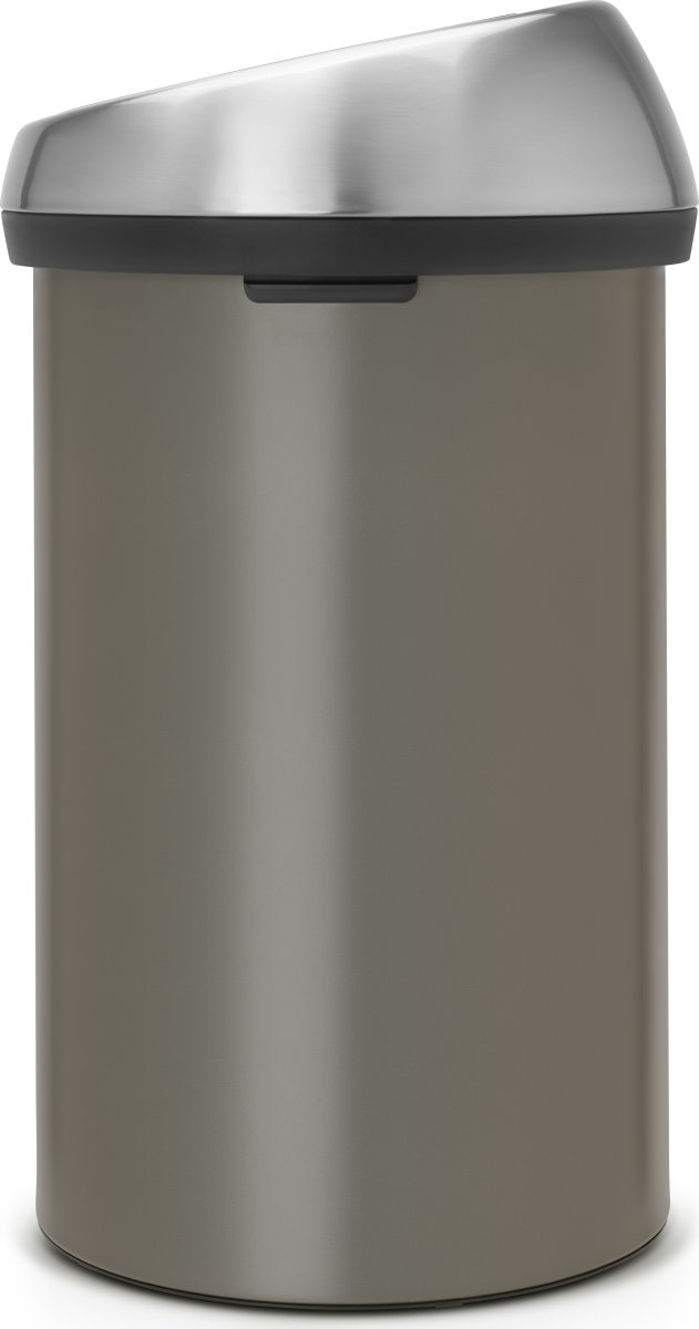 Brabantia Touch Bin 60 L, platinum, FPP-lock