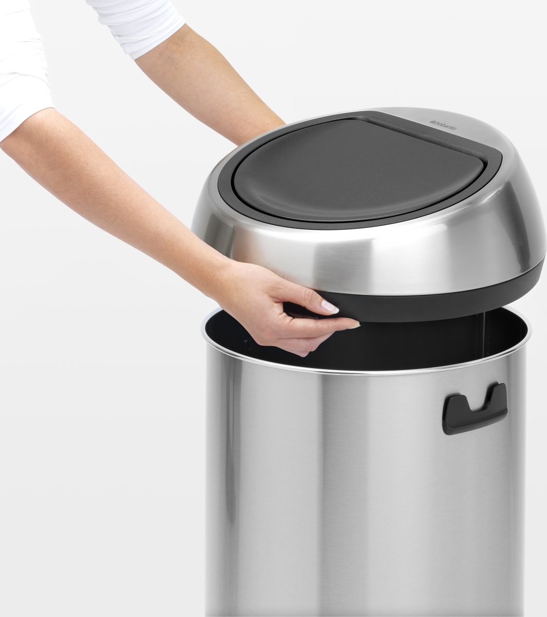 Brabantia Touch Bin 60 L, platinum, FPP-lock