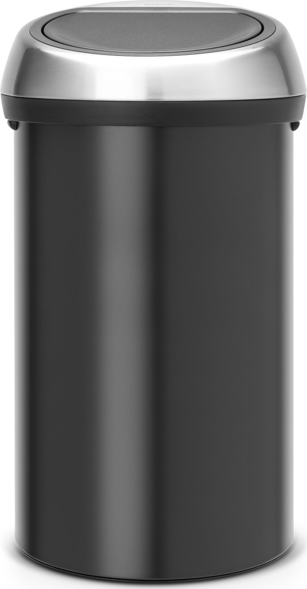 Brabantia Touch Bin 60 L, matt black FFP-lock