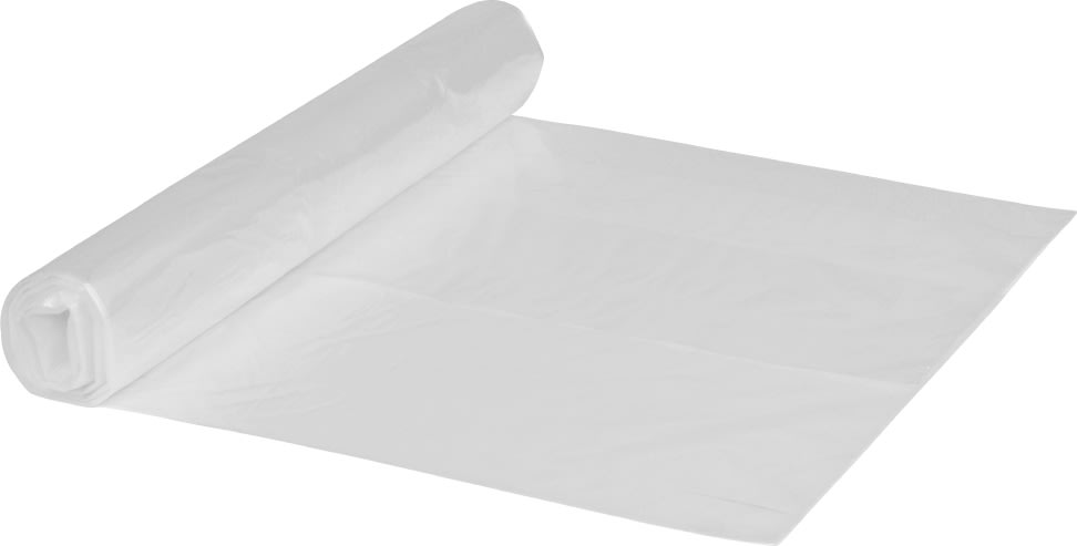 Soppåsar 120 liter, 850x1000 mm, transparent