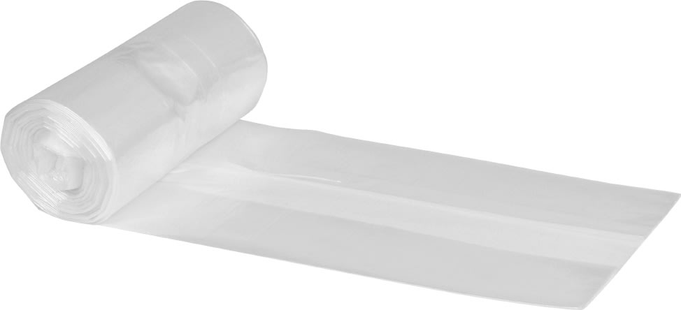 Soppåsar 60 liter, 600x1000 mm, transparent
