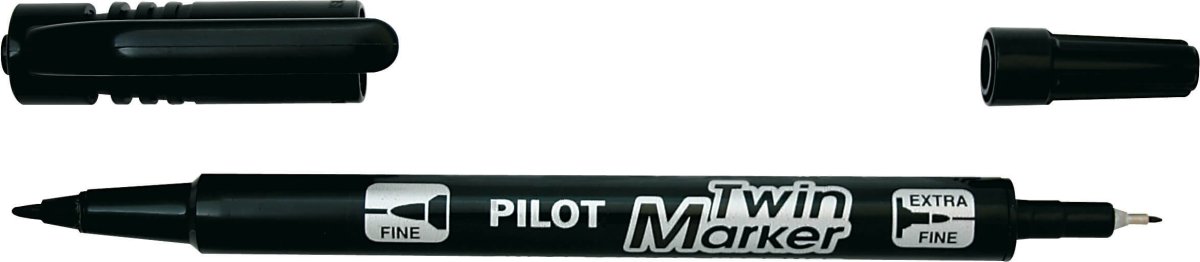 Pilot Twin Marker BG, svart