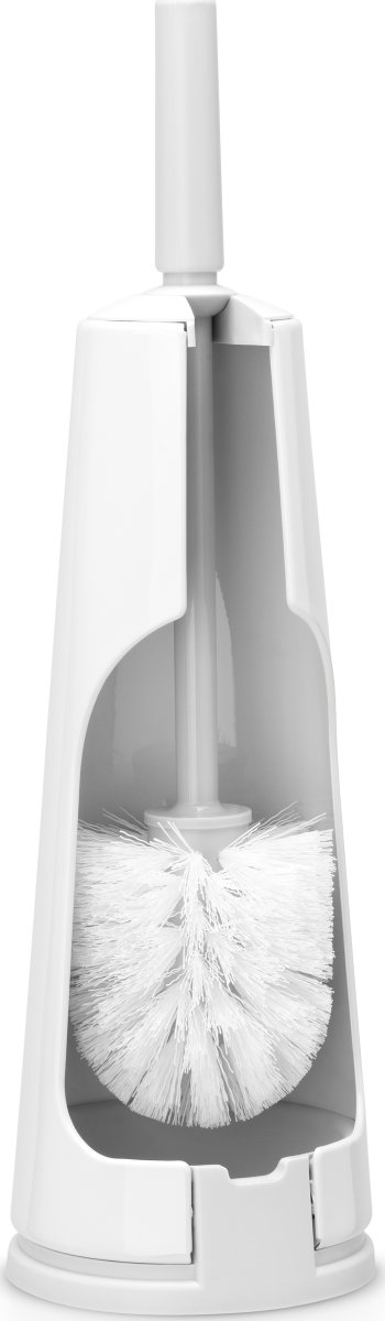 Toalettborste med hållare Brabantia, Vit
