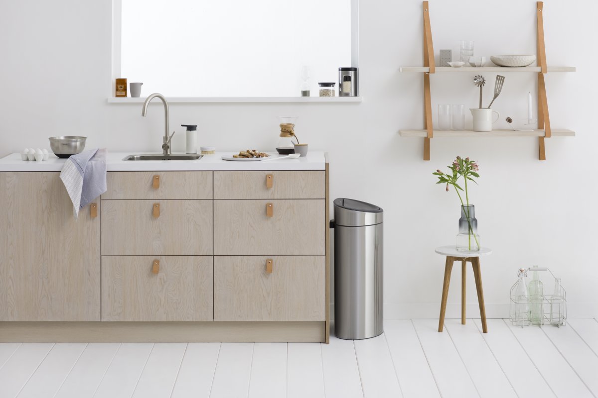 Brabantia avfallssortering. 10 + 23 L, matt steel