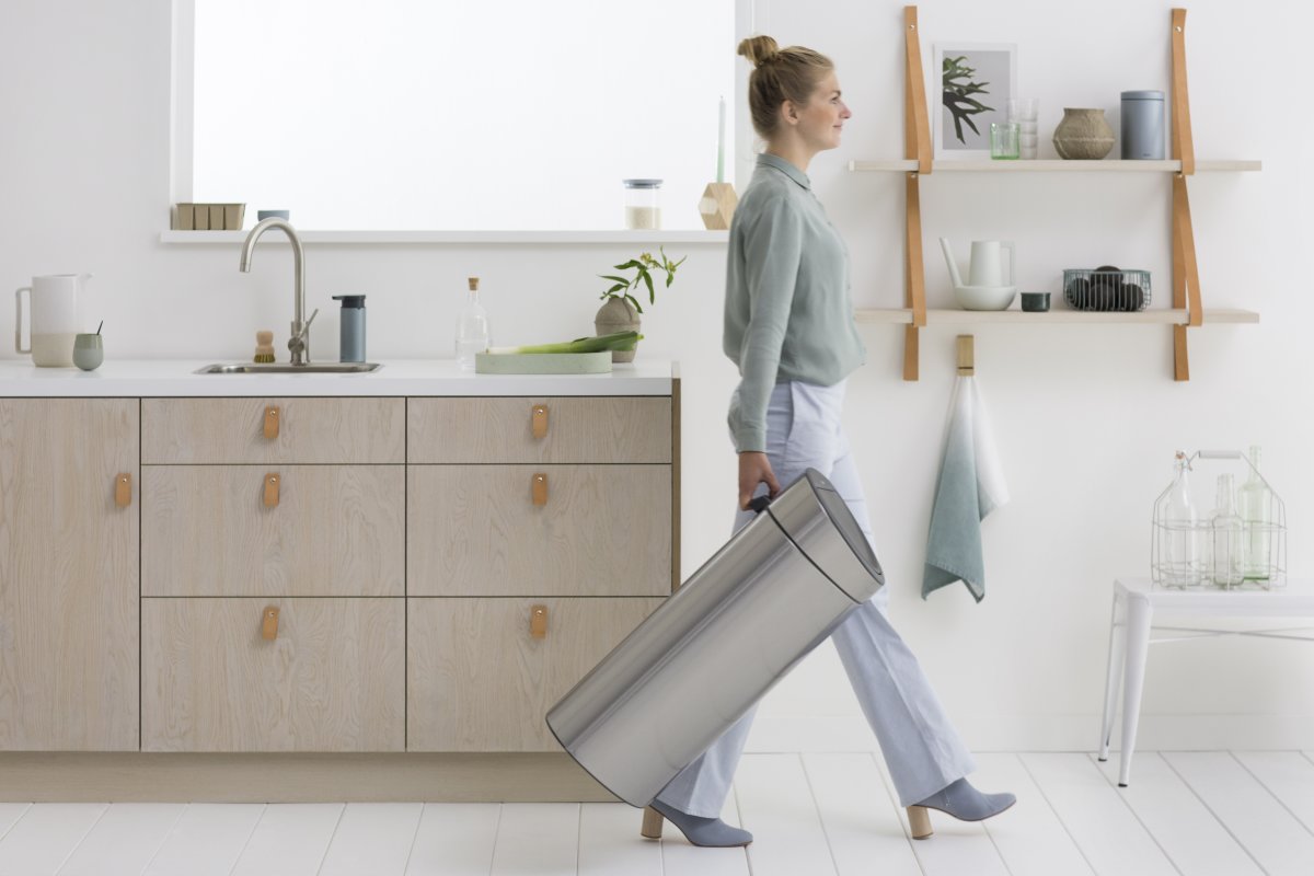 Brabantia avfallssortering. 10 + 23 L, matt steel