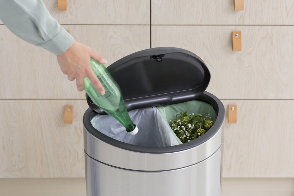 Soptunna Brabantia Touch Bin Recycle 10+23 L Matt