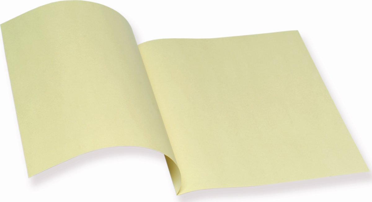 Bantex aktomslag, gult, olinjerat, 250 st.