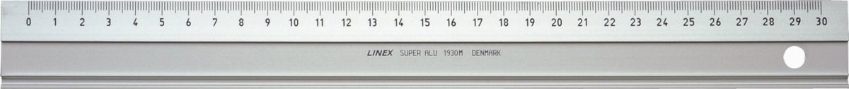 Linex 1960M aluminiumslineal, 600 x 35mm