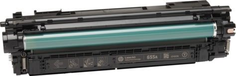 HP 655A/CF452A Lasertoner, gul, 10 500 s
