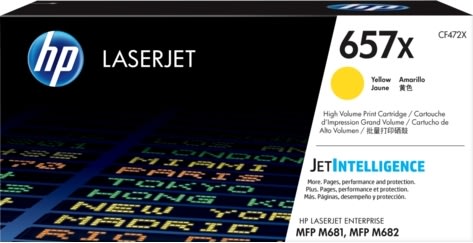 HP 657X/CF472X Lasertoner, gul, 23 000 s