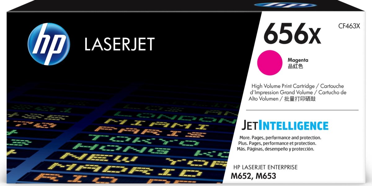HP 656X/CF463X Lasertoner, röd, 22 000 s