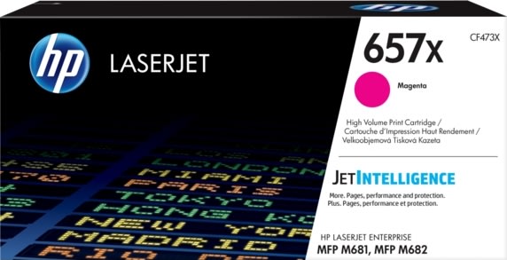 HP 657X/CF473X Lasertoner, röd, 23 000 s