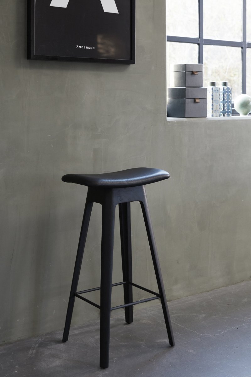 HC1 Barstol, Svart, H 80 cm