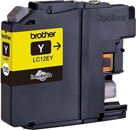 Brother LC12EY bläckpatron, gul, 1200 s
