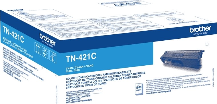 Lasertoner Brother TN-421C Blå 1800 sidor