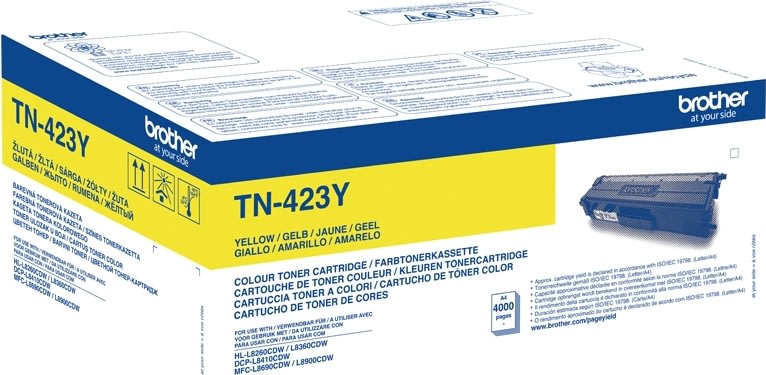 Lasertoner Brother TN-423Y XL Gul 4000 sidor