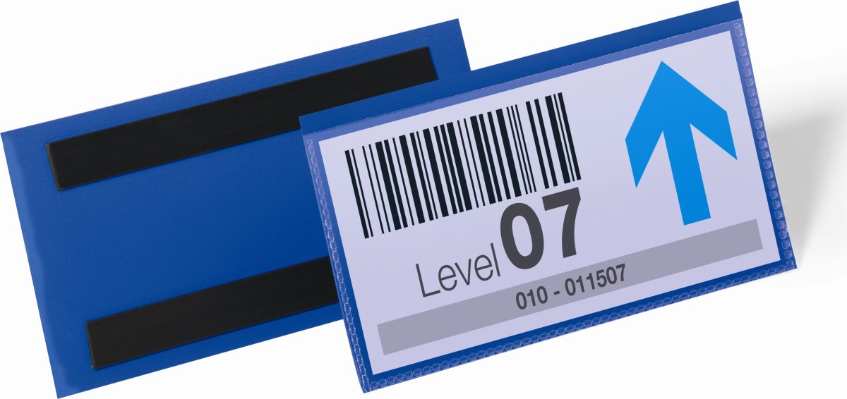 Durable lagerfickor med magnet, B150xH67 mm