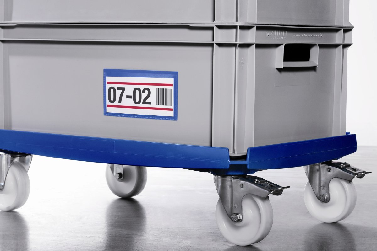 Durable lagerfickor, självhäftande, B150xH67 mm