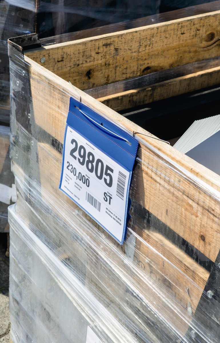 Lagerficka m. ståltrådsfäste Durable A5 Liggande