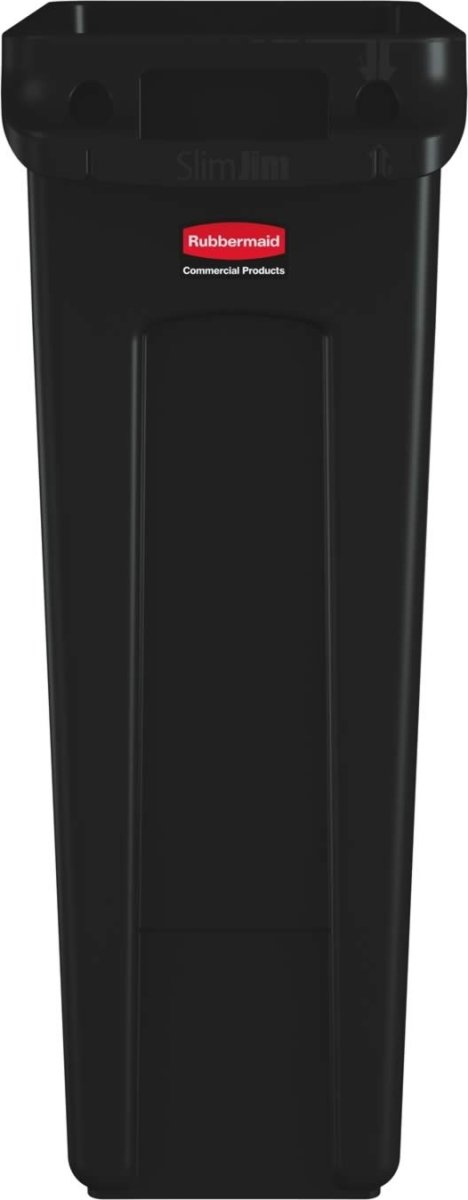 Soptunna Slim Jim 87 liter Svart
