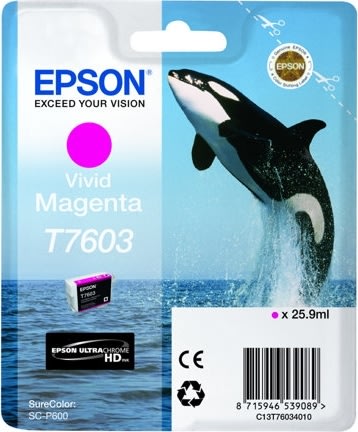 Bläckpatron Epson T76034010 Klar magenta 25,9 ml