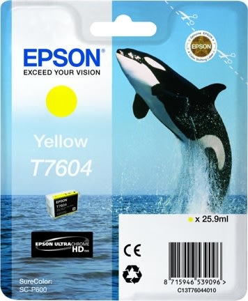 Bläckpatron Epson T76044010 Gul 25,9 ml