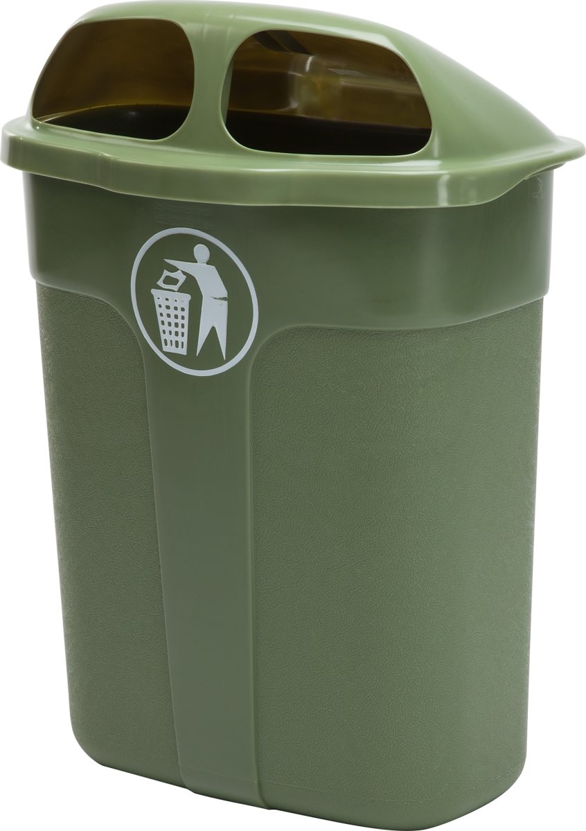 Avfallsbehållare 60 L Grön Utomhus