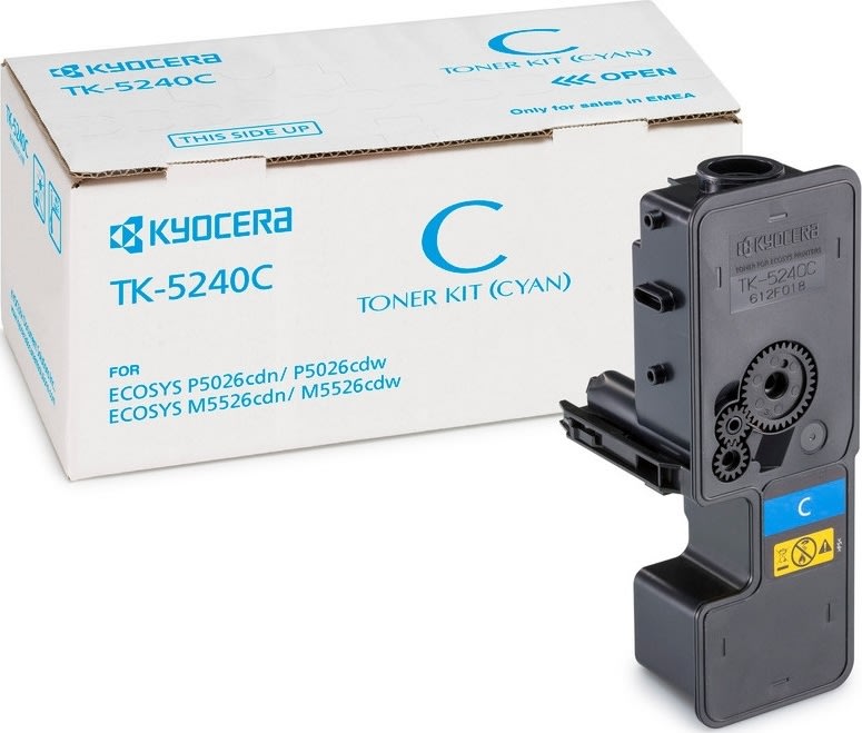 Kyocera TK-5240C lasertoner, cyan, 3000s